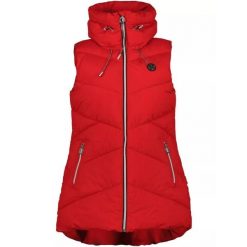 Kamizelka Damska Luhta Koski. Czerwone kamizelki Luhta, na zimę, xs, bez wzorów, sportowe, bez ramiączek, bez kaptura. Za 649.00 zł.