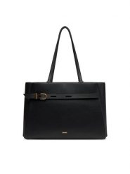 DKNY Torebka R44AAI67 Czarny. Czarne torebki klasyczne DKNY, bez wzorów, ze skóry, bez dodatków. Za 619.99 zł.