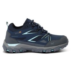 Buty damskie trekkingowe Regatta Holcombe III Low. Niebieskie buty trekkingowe Regatta, z syntetyku, bez zapięcia. Za 229.00 zł.