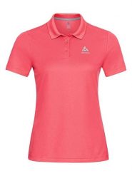 Odlo Funkcyjna koszulka polo "F-Dry" w kolorze koralowym rozmiar: S. Pomarańczowe t-shirty sportowe ODLO, s, bez wzorów, z materiału, bez ramiączek, outdoorowe. Za 132.05 zł.