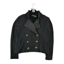 Second life - Kurtka damska w kolorze czarnym - Jak nowy. Czarne kurtki Ralph Lauren, bez wzorów, bez kaptura. Za 152.24 zł.