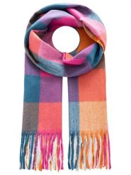 Zwillingsherz Szal ze wzorem - 200 x 33 cm rozmiar: onesize. Szaliki i kominy Zwillingsherz, bez wzorów, z materiału. Za 82.99 zł.