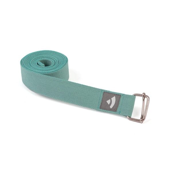 Pasek do jogi Bodhi Asana belt 2,5m - błękitny. Niebieskie paski BODHI, bez wzorów, sportowe. Za 39.99 zł.