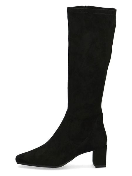 Caprice Kozaki w kolorze czarnym rozmiar: 41. Czarne kozaki Caprice, na zimę, bez wzorów, bez obcasa, bez zapięcia. Za 240.43 zł.