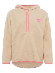 Zwillingsherz Bluza polarowa w kolorze beżowym rozmiar: L. Brązowe bluzy z kapturem Zwillingsherz, l, bez wzorów, z polaru. Za 175.26 zł.