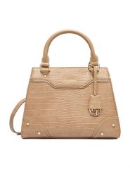 Lasocki Torebka CEO-LSK-M-005-09 Beżowy. Brązowe torebki klasyczne Lasocki, bez wzorów, z materiału, bez dodatków. Za 179.99 zł.