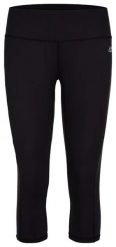 Damskie legginsy 3/4 Loap Mebelis czarne. Czarne legginsy sportowe ÀLG, s, bez wzorów, z elastanu, do biegania. Za 140.99 zł.