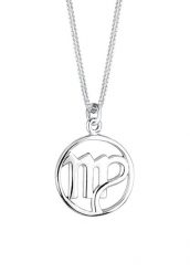 Elli Damski znak zodiaku Panna w srebrze próby 925 Sterling Silver Naszyjniki 1 ct. Szare naszyjniki Elli, z materiału, srebrne. Za 173.39 zł.