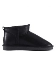 ISLAND BOOT Botki zimowe "Miley" w kolorze czarnym rozmiar: 36. Czarne botki Island Boot, bez wzorów, z materiału, bez obcasa, bez zapięcia. Za 131.74 zł.