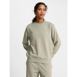 Damska bluza z okrągłym dekoltem Hummel Pulse. Szare bluzy bez kaptura Hummel, na zimę, bez wzorów, bez kaptura. Za 186.50 zł.