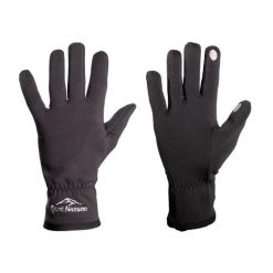 Rękawice turystyczne unisex Fjord Nansen Grip Smart. Czarne rękawiczki Fjord Nansen, bez wzorów, z polaru, sportowe. Za 129.99 zł.