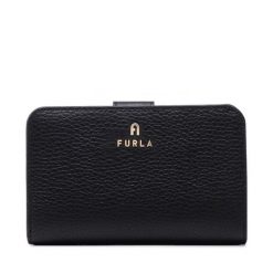 Portfel Furla. Czarne portfele Furla, bez wzorów. Za 749.99 zł.