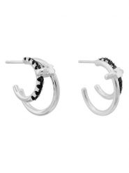 TOUS Kolczyki 1004565400 Srebrny. Szare kolczyki tous, metalowe. Za 499.99 zł.