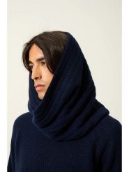 AUTHENTIC CASHMERE Kaszmirowy szal-koło "Tommy" w kolorze granatowym - 64 x 40 cm rozmiar: onesize. Niebieskie szaliki i kominy AUTHENTIC CASHMERE, na lato, bez wzorów, z kaszmiru. Za 304.99 zł.