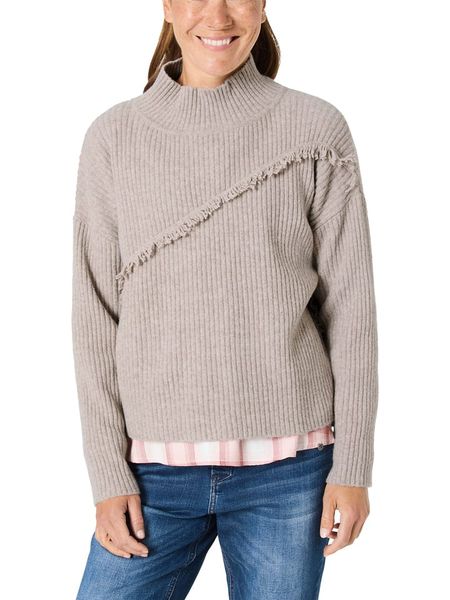 Timezone Sweter w kolorze beżowym rozmiar: XXL. Brązowe swetry Timezone, xxl, bez wzorów, bez ramiączek. Za 139.87 zł.