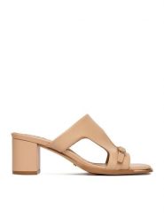 MEXX Klapki EO-WS1161-04 Beżowy. Brązowe klapki Mexx, bez wzorów, ze skóry, bez obcasa, bez zapięcia. Za 279.99 zł.