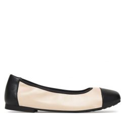 Baleriny Caprice. Brązowe baleriny Caprice, bez wzorów, bez obcasa, bez zapięcia. Za 339.99 zł.