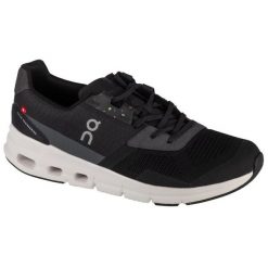 On Running Buty do biegania On Cloudrift 8798303 czarne. Czarne buty do biegania bez wzorów, z gumy, bez zapięcia, do biegania. Za 885.71 zł.