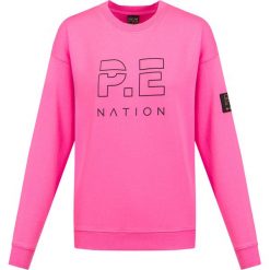 Bluza PE NATION HEADS UP SWEAT. Czerwone bluzy Pe Nation, m, z aplikacjami, z bawełny, bez ramiączek, bez kaptura. Za 520.00 zł.