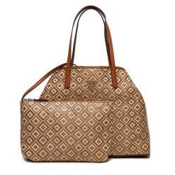 Torebka Guess. Brązowe torebki klasyczne Guess, z aplikacjami, bez dodatków. Za 399.99 zł.