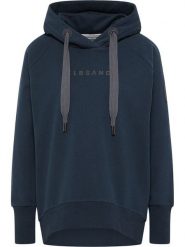 ELBSAND Bluza "Svana" w kolorze granatowym rozmiar: S. Niebieskie bluzy ELBSAND, s, bez wzorów, bez ramiączek, z kapturem. Za 144.95 zł.