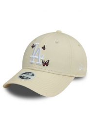New Era Czapka z daszkiem LA Dodgers Icon 9FORTY 60595342 Beżowy. Brązowe czapki z daszkiem New Era, bez wzorów, z bawełny. Za 99.99 zł.