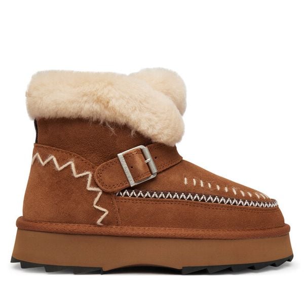 Śniegowce EMU Australia. Brązowe śniegowce Emu Australia, bez wzorów, bez zapięcia. Za 774.99 zł.