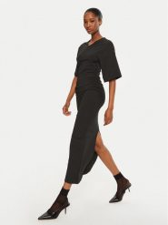 DAY BIRGER ÉT MIKKELSEN Sukienka koktajlowa Margaret DAY65243428 Czarny Slim Fit. Czarne sukienki DAY Birger et Mikkelsen, m, bez wzorów, z syntetyku, wizytowe, bez kołnierzyka, bez ramiączek. Za 349.99 zł.