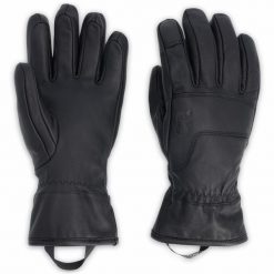 Rękawice robocze Outdoor Research Aksel. Czarne rękawiczki OUTDOOR RESEARCH, bez wzorów, sportowe. Za 365.00 zł.