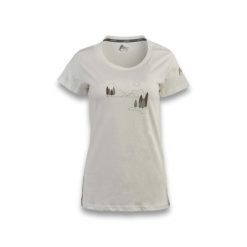 T-Shirt Ande Rosa Dla Kobiet Damskie. Białe t-shirty sportowe Ande, l, bez wzorów, z bawełny, bez ramiączek, trekkingowe. Za 134.99 zł.