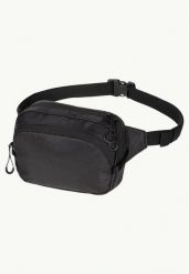 JACK WOLFSKIN Saszetka Wandermood Hipbag granite black. Czarne nerki i saszetki Jack Wolfskin, bez wzorów, z materiału, biznesowe, bez dodatków. Za 129.99 zł.