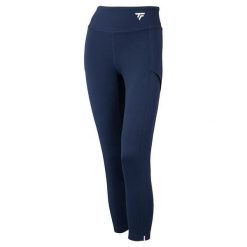 Damskie legginsy 7/8 Tecnifibre 2024. Niebieskie legginsy TECNIFIBRE, bez wzorów, sportowe. Za 267.50 zł.