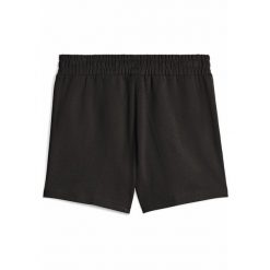Damskie szorty ESS ELEVATED 5" ze średnim stanem PUMA Black. Czarne szorty Puma, bez wzorów. W wyprzedaży za 99.00 zł.