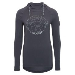 Damski jersey z długim rękawem Silvini Merate. Szare bielizna termoaktywna damska Silvini, bez wzorów, z jersey, bez ramiączek. Za 543.00 zł.