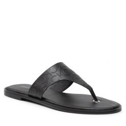 Japonki Calvin Klein. Czarne japonki Calvin Klein, bez wzorów. Za 599.99 zł.