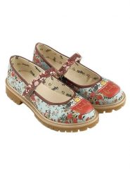 Goby Skórzane baleriny ze wzorem rozmiar: 39. Baleriny Goby, bez wzorów, bez obcasa, bez zapięcia. Za 173.99 zł.