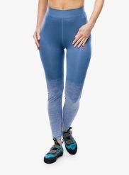 Legginsy wspinaczkowe damskie La Sportiva Patcha Leggins. Niebieskie legginsy La Sportiva, bez wzorów, z materiału. Za 247.49 zł.