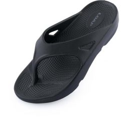 Damskie klapki Loap Kara czarne. Czarne klapki LOOP, bez wzorów, sportowe, bez obcasa, bez zapięcia. Za 141.99 zł.