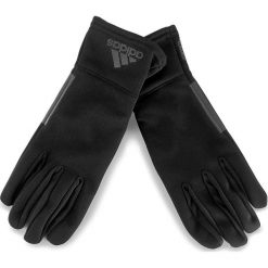 Rękawiczki Damskie adidas - Clmht Gloves BR0739 S Black/Black/Blkref. Czarne rękawiczki adidas, bez wzorów, z materiału. W wyprzedaży za 69.00 zł.