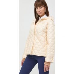 Twinset kurtka damska kolor beżowy przejściowa. Brązowe kurtki Twinset, bez wzorów, z kapturem. Za 1,039.90 zł.
