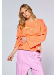 Chiemsee Bluza w kolorze pomarańczowym rozmiar: M. Pomarańczowe bluzy Chiemsee, m, bez wzorów, z bawełny, bez ramiączek, bez kaptura. Za 124.95 zł.