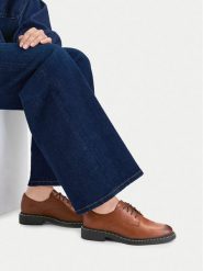 Lasocki Półbuty CEO-RST-56007-14 Brązowy. Brązowe półbuty wsuwane Lasocki, bez wzorów, ze skóry, bez obcasa, na płaskiej podeszwie. Za 229.99 zł.