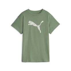 Damska koszulka Puma Wmns Her Tshirt Eucalyptus Green. Zielone t-shirty Puma, bez wzorów, z bawełny, casualowe, bez kołnierzyka, bez ramiączek. Za 197.99 zł.