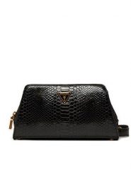 Guess Torebka HWKB94 99120 Czarny. Czarne listonoszki Guess, z aplikacjami, ze skóry, bez dodatków. Za 319.99 zł.