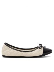 Jenny Fairy Baleriny CHANTALE NSW23W190 Beżowy. Brązowe baleriny Jenny Fairy, bez wzorów, ze skóry, bez obcasa, bez zapięcia. Za 89.99 zł.