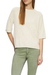 S.OLIVER RED LABEL Sweter w kolorze kremowym rozmiar: 38. Brązowe swetry s.Oliver RED LABEL, s, bez wzorów, bez ramiączek. Za 92.21 zł.