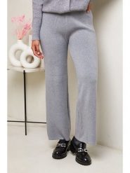 Soft Cashmere Spodnie w kolorze szarym rozmiar: 34/36. Szare spodnie materiałowe Soft Cashmere, bez wzorów, z materiału, klasyczne, z podwyższonym stanem. Za 74.81 zł.
