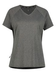 Rukka Koszulka funkcyjna "Magnula" w kolorze czarno-szarym rozmiar: 38. Szare t-shirty sportowe Rukka, bez wzorów, bez ramiączek, outdoorowe. Za 77.19 zł.