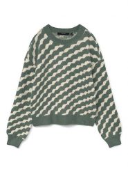 Vero Moda Sweter w kolorze zielono-kremowym rozmiar: XS. Zielone swetry Vero Moda, xs, bez wzorów, bez ramiączek. Za 96.60 zł.