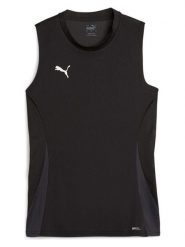 Puma Top funkcyjny "teamGOAL" w kolorze czarnym rozmiar: S. Czarne topy Puma, s, bez wzorów, bez kołnierzyka, bez ramiączek. Za 68.95 zł.